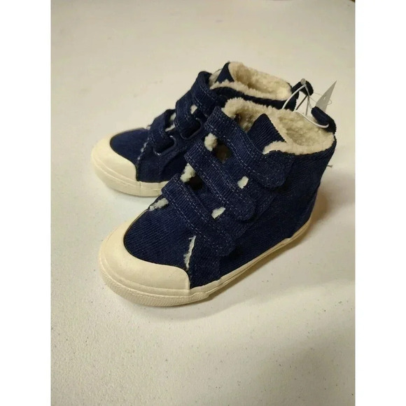 Cat & Jack Toddler Boy's Roman Slip-On Corduroy Sneakers- Navy size 7 - Picture 7 of 7